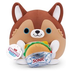 Snackles Fox Plush with Burger